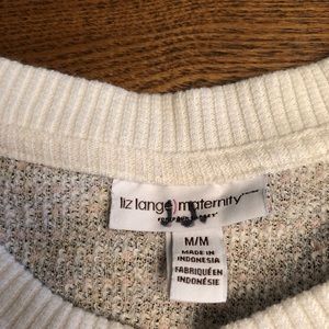 Maternity sweater top